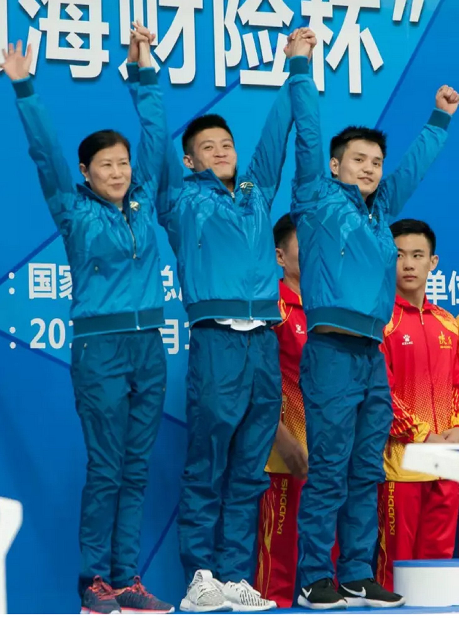 邱波杨健双人十米台屈居亚军