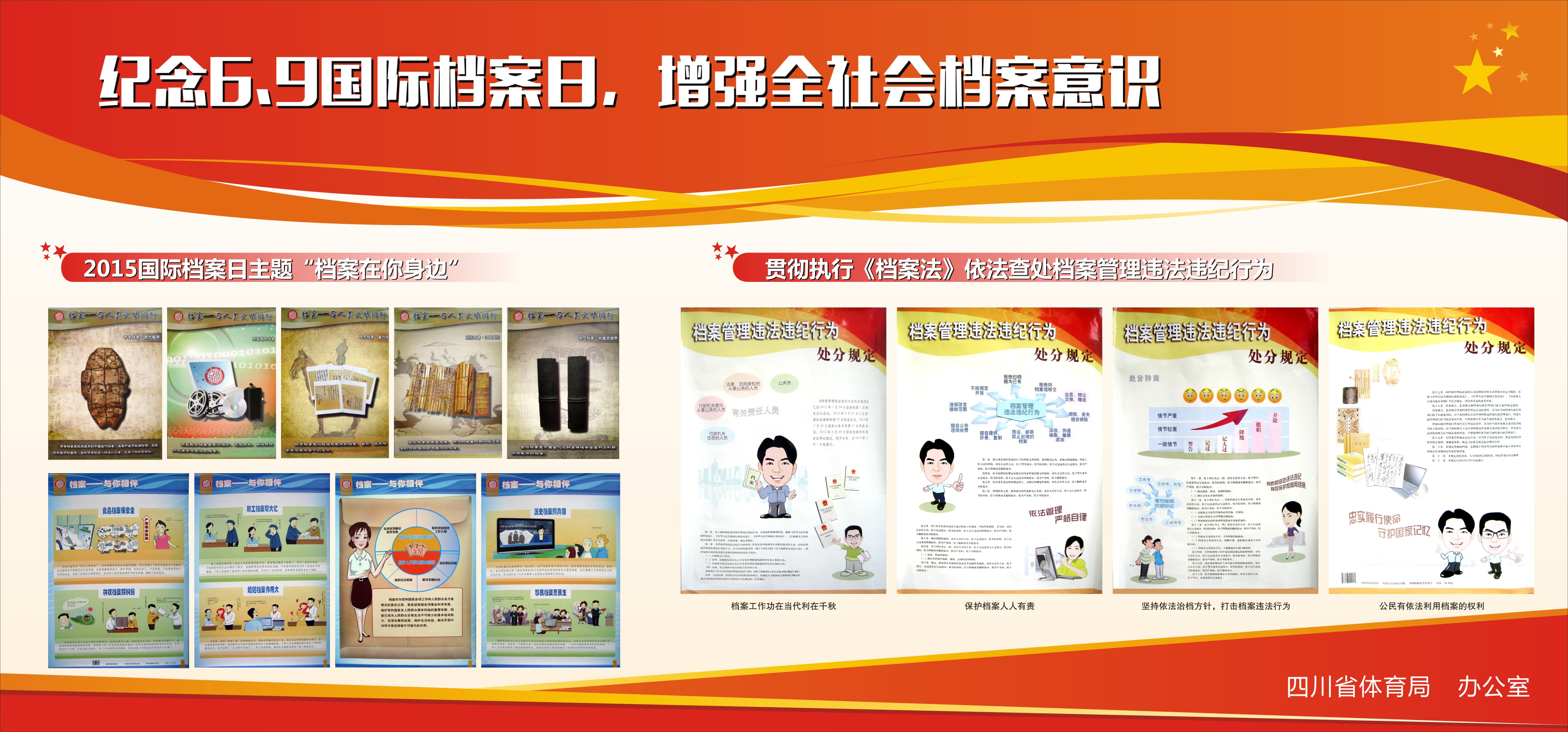 社会档案意识展板